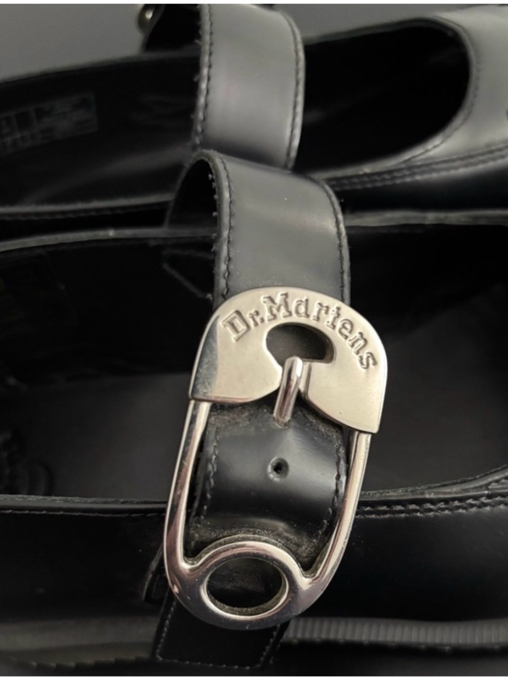 Dr. Martens Mary Jane Cammi with safety pin detail. - Picture 7 of 7